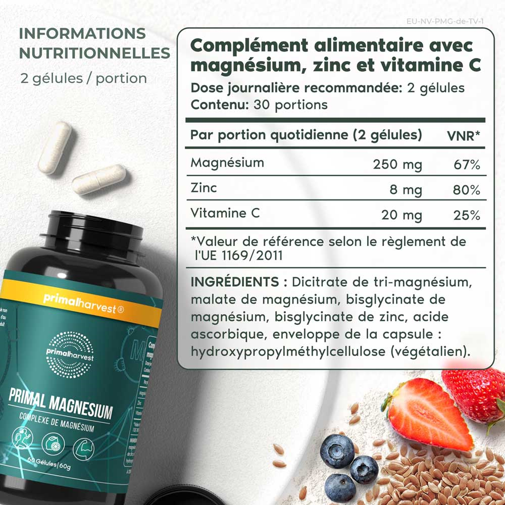 Supplement facts per serving