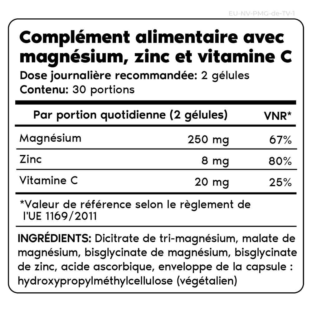 Supplement facts per serving