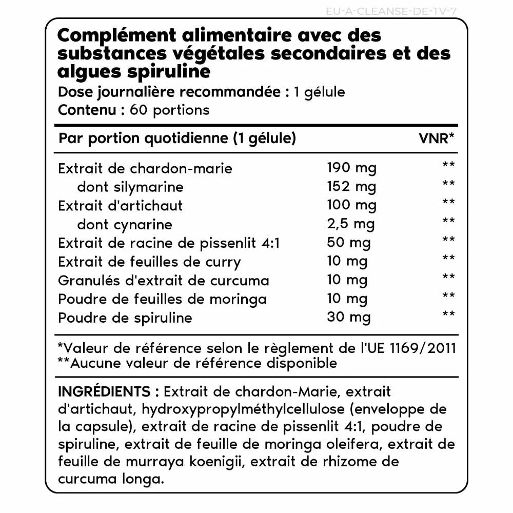 Supplement facts per serving